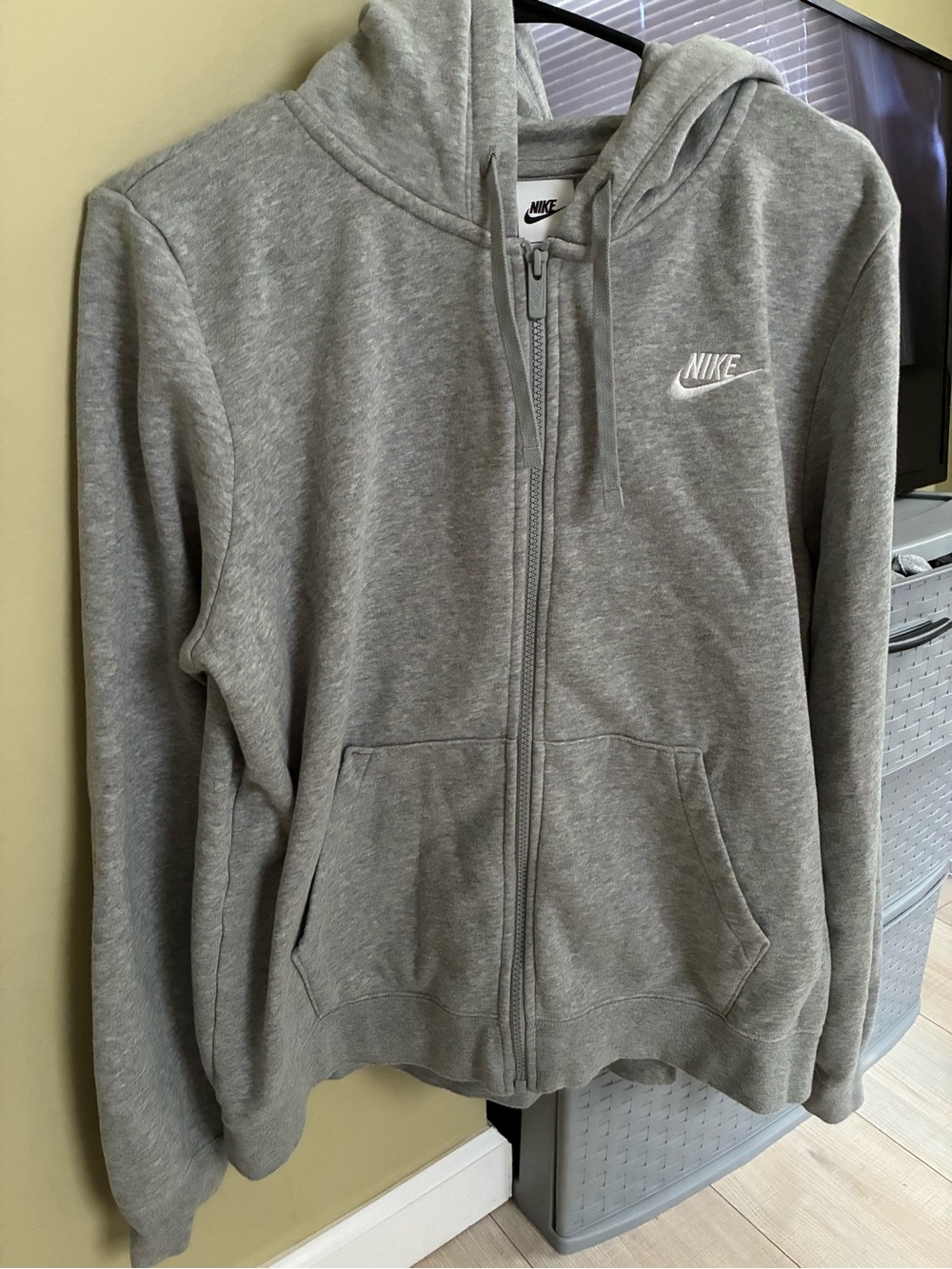 Nike gray hoodie- Women's hoodie